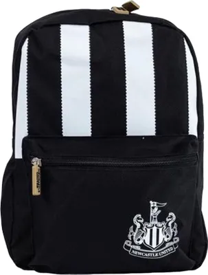 Produktbild von Newcastle United FC - Rucksack für Kinder , gestreift BS6585 (Einheitsgröße) (Schwarz/Weiß)