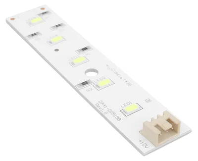 LED-Lichtplatte 10x2 cm für Kühlschrank, Ersatz für Samsung