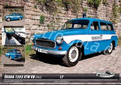 Obrázok produktu pre Pohľadnica č. 17 - ŠKODA 1202 STW VB (1965)