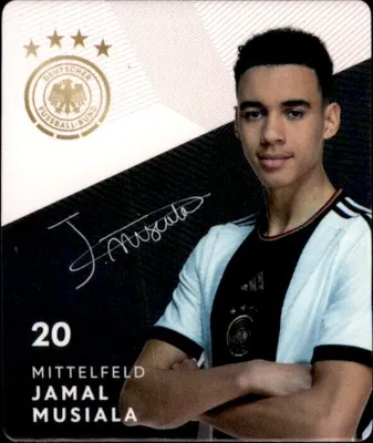 Produktbild von Karte 20 - Jamal Musiala  - WM 2022 REWE