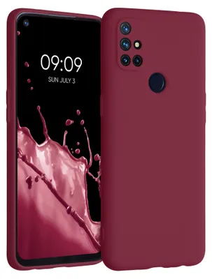 Produktbild von kwmobile Handyhülle für OnePlus Nord N10 5G Hülle - TPU Case - Kabelloses Laden - Schutzhülle Cover in Tawny Red