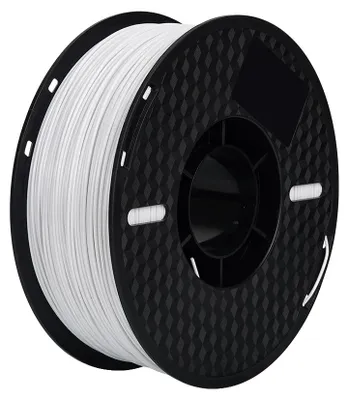 Zdjęcie produktu dla Filament do drukarek 3D, wytrzymały materiał ABS, kompatybilny z drukarkami FDM, BIAŁY