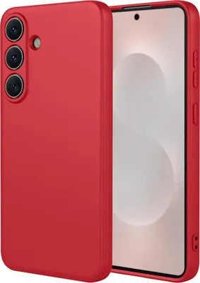Obrázok produktu pre Puzdro pre Samsung Galaxy S26 - Zadný kryt Phonesta Soft Silk Silikónový - Červená
