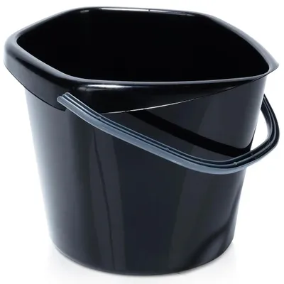 Zdjęcie produktu dla Wiader plastikowe - 5 litrów - czarne