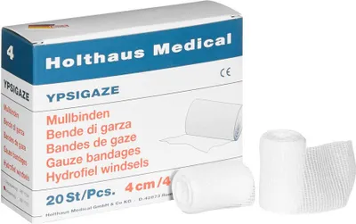 Zdjęcie produktu dla Bandaże z gazy Din 4 cmx4 m 20 szt