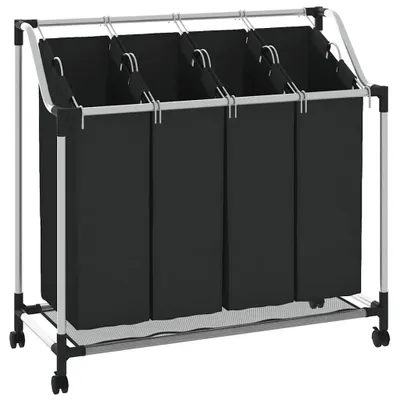 Obrázek produktu pro Koš na prádlo se 4 přihrádkami pro lepší organizaci