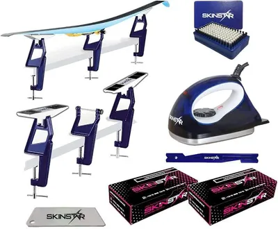 Productafbeelding van Skisets "Profi Langlauf" voor langlaufski's, inclusief: skiwax-set, waxapparaat, ski-houder, 7-delig