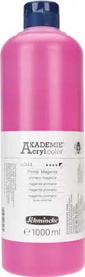 Primär Magenta 1000ml Acrylfarbe - AKADEMIE Acryl - Schmincke 23 344 029