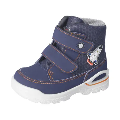 Produktbild von RICOSTA Boots KALLE von PEPINO Lauflernschuhe HighTech/Textil Klettverschluss Lammwollfutter Rakete Jungen nautic/ozean Marine/Blau Größe 23