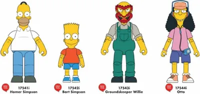 Obrázok produktu pre Minifigúrky Simpsonovcov 1. vlna 13 cm (6)