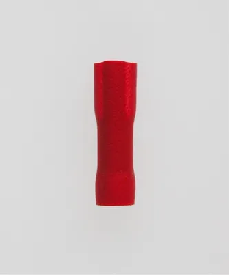 Produktbild von STEX24 Flachsteckhülsen, Steckgröße 2,8 x 0,8mm vollisoliert, mit Isolationscrimp Querschnitt 0,5mm² - 1,5mm² rot - 1