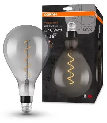 Produktbild von Osram Vintage 1906, 5 W, 16 W, E27, 150 lm, 15000 h, Warmes Komfortlicht