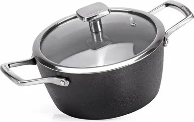 Obrázok produktu pre Moneta Armonia, Kolo, Čierna, Šedá, Hliník, Finegres, Nerezová oceľ, Keramický, Plyn, Halogén, Indukčná, Uzavretá doska