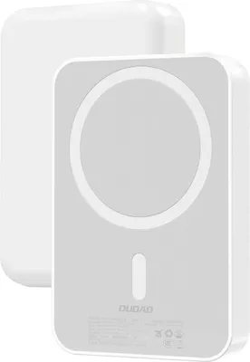 Image de Batterie externe Dudao K26 10 000 mAh 20 W USB-A / USB-C / magnétique – blanche