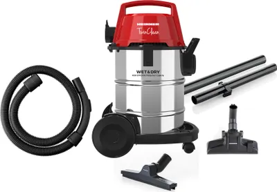 Obrázok produktu pre Multifunkčný vysávač na mokré a suché vysávanie Heinner TwinClean HVC-MWD1400RD, 1400 W, objem 21 l