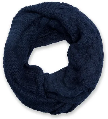 Produktbild von styleBREAKER Uni Strick Loop Schal mit Mustermix, Uni Feinstrick Schlauchschal, Winter Strickschal 01018153