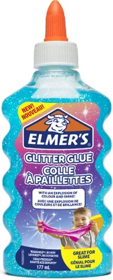 Produktbild von ELMER'S Glitzerkleber "Glitter Glue" blau 177 ml