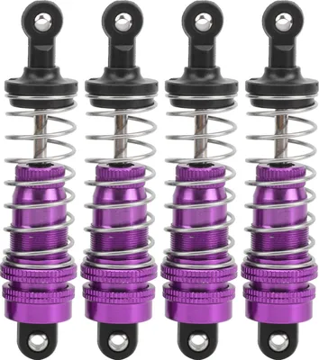 Produktbild von 4 Stück Stoßdämpfer-Dämpfer-Ersatzzubehör, passend für WLtoys 144001 1/14 RC CarPurple
