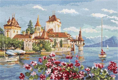 Produktbild von Panna Kreuzstichset "Alpine Ballade" 36x24cm, Zählmuster