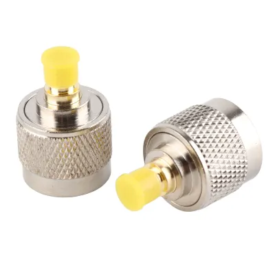 Produktbild von 2 Stück Typ N Stecker auf SMA Buchse HF-Steckverbinder Koaxialadapter Testkonverter