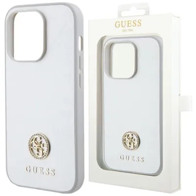 Zdjęcie produktu dla Etui Guess Strass Metal Logo Do Iphone 15 Pro Max - Srebrne