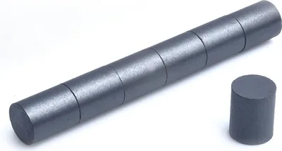 Produktbild von Ferrit Magnet Zylinder  8 x 10 mm 10 Stück F30, Extrem stark, Magnettafeln, Kühlschränke, Whiteboards, DIY