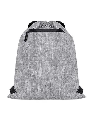Immagine prodotto di bags2GO DTG-15391 | Gymsac - Miami / 42 x 33 cm - Colore: Grigio Melange/Nero - Dimensioni: 43 x 34 cm