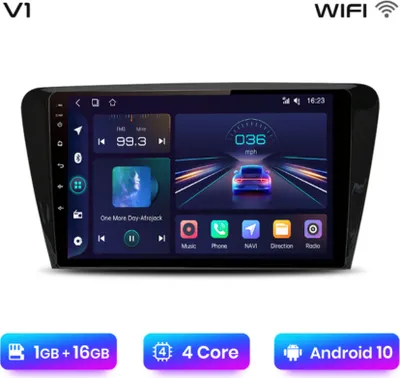 Obrázek produktu pro Junsun 9" 2din Autorádio ŠKODA OCTAVIA 3 A7 2013 - 2018 s WIFI, GPS NAVIGACE, KAMERA, Android rádio ŠKODA OCTAVIA 3 A7 2013 - 2018 s GPS navigací, WIFI, Bluetooth Handsfree, USB Výkon: 1GB RAM + 16GB