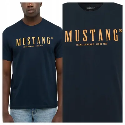 Obrázok produktu pre Mustang | Pánske tričko "Style Austin", tmavomodrá, bavlna, tmavomodrá, veľkosť S