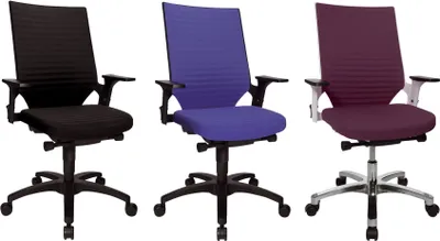 Obrázek produktu pro Topstar® AU200ABi0 Otočná židle Autosyncron 2 plastové díly a podstavec černá černá