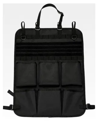 Produktbild von Taktischer Auto-Rücksitz-Organizer mit MOLLE-System, Rücksitzschutz für Fahrzeuge, Aufbewahrungstasche für Autositz, Schwarz
