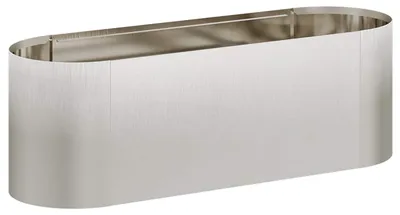 Zdjęcie produktu dla vidaXL Podwyższona grządka ogrodowa ze stali nierdzewnej 120 x 40 x 40 cm