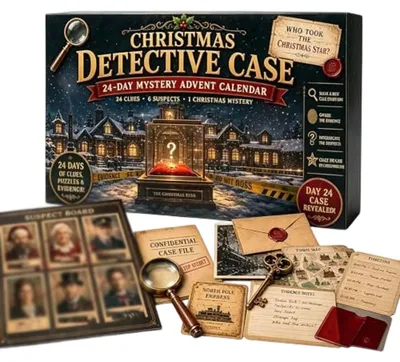 Zdjęcie produktu dla Mystery Kalendarz Adwentowy Boże Narodzenie Puzzle Gra 24 Dni Odliczanie B Rozmiar Uniwersalny