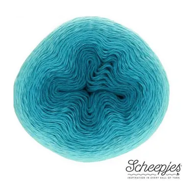 Produktbild von Scheepjes Whirl 215g - Farbverlaufs-Garn (559) Torquoise Turntable