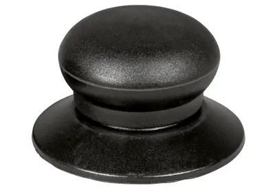 Produktbild von KARL KRÜGER Deckelknopf Thermoplast bis 90°C mit Schraube und Unterlegscheibe