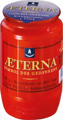 Produktbild von AETERNA Ewiglichte 3-Tage Brenner Rot, 1 Stück