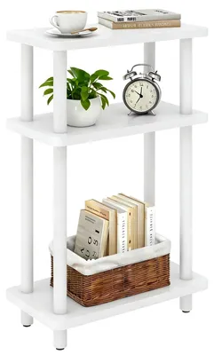 Image de Petite table d'appoint avec espace de rangement et 3 niveaux