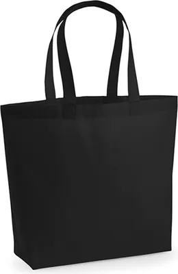 Immagine prodotto di Westford Mill W225 | Premium Cotone Maxi Tote 39 x 36,5 x 13 cm - Colore: Nero - Taglia: Unica