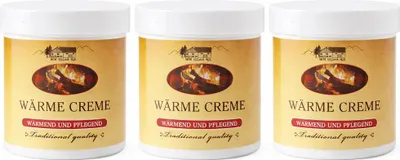 Produktbild von 3x250 ml Wärme Creme – Wärmend & pflegend