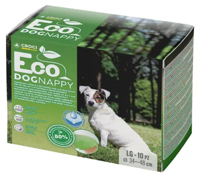 Produktbild von Croci Eco Hundewindel – Windeln für männliche Hunde – Hundeunterhosen zum Pinkel