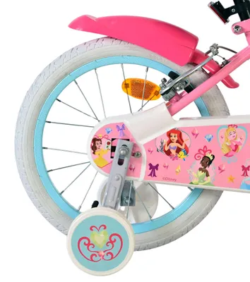 Produktbild von Volare Magic Royals Kinderfahrrad für Mädchen, 16 Zoll, rosa mit Handbremsen