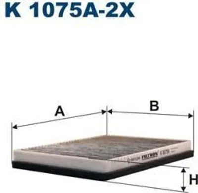 Produktbild von Innenraumfilter FILTRON K 1075A-2x