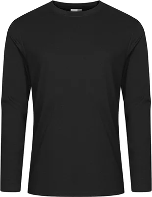 Produktbild von EXCD Langarmshirt Plus Size Herren, Schwarz, XXXL