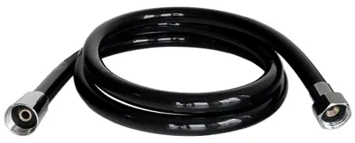 Produktbild von Brauseschlauch Duschschlauch 150cm 1,5m PVC Schwarz Verdrehschutz
