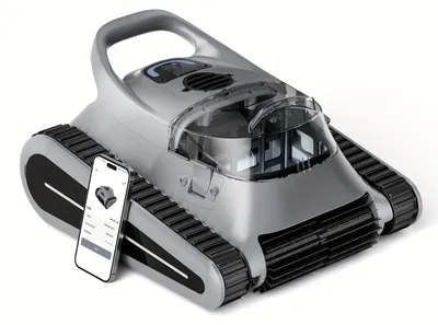 Immagine prodotto di Robot per piscina - Aspirapolvere per piscina - Pulitore per piscina - Aspirapolvere automatico - Senza fili - Autonomia di 150 minuti