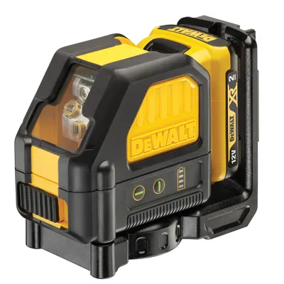 Produktbild von DEWALT Kreuzlinienlaser - Grüner Strahl - 10,8V 2,0Ah - Akku und Ladegerät - DCE088D1G