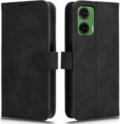 Produktbild von Motorola Moto G35 Hülle - Coverup Klapphülle - Schwarz