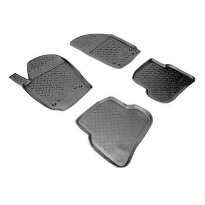 Image de tapis en caoutchouc 3D pour VW Polo 6R / 6C | BJ 2009-2017 | ajusté avec bordure