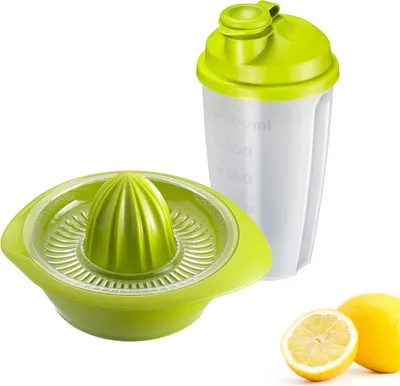 Produktbild von Westmark Set 2tlg., Zitruspresse »Limetta«, 350 ml +Dressingshaker, 309122E7