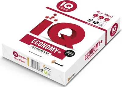 Produktbild von Kopierpapier IQ Economy+ A4 80g/qm weiß VE=5x500 Blatt